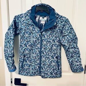 Columbia Girls Interchange Ski Jacket Size Medium (10/12) Omni Heat